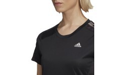 Adidas Own The Run Tee sieviešu krekls, melns FS9818