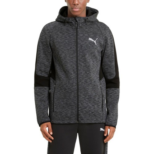 Мужская толстовка Puma Evostripe FZ Hood Grey 585811 01