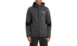 Puma Men's Sweatshirt Evostripe FZ Hood Grey 585811 01