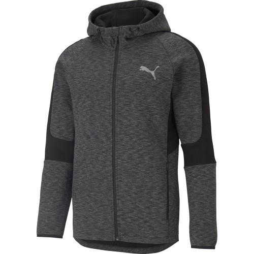 Puma Men's Sweatshirt Evostripe FZ Hood Grey 585811 01