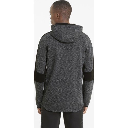 Puma vīriešu džemperis Evostripe FZ Hood Grey 585811 01