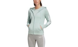 Adidas W E Lin FZ HD sieviešu džemperis, zaļš FM6484