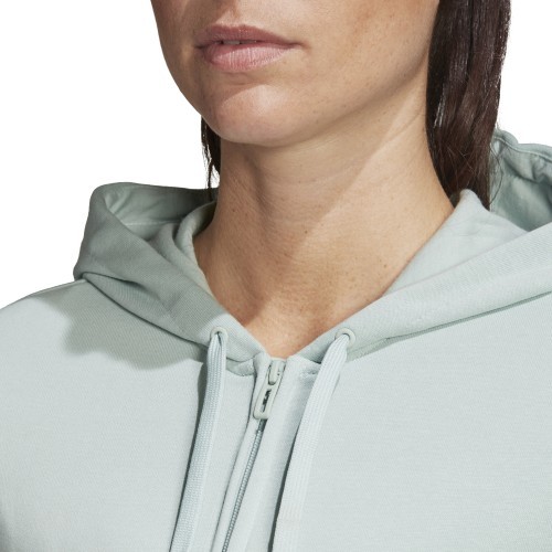 Adidas W E Lin FZ HD Hoodie Green FM6484