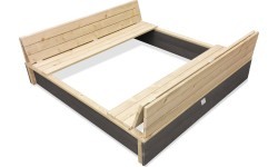 Деревянная песочница EXIT Aksent 136x132 см