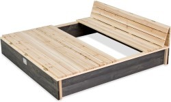 Деревянная песочница EXIT Aksent 136x132 см