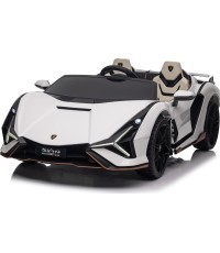 Электромобиль Lamborghini SIAN, белый