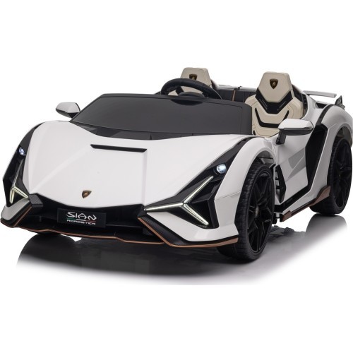 Электромобиль Lamborghini SIAN, белый