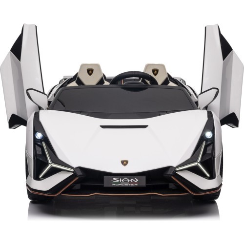 Elektromobilis Lamborghini SIAN, balts