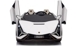 Elektromobilis Lamborghini SIAN, balts