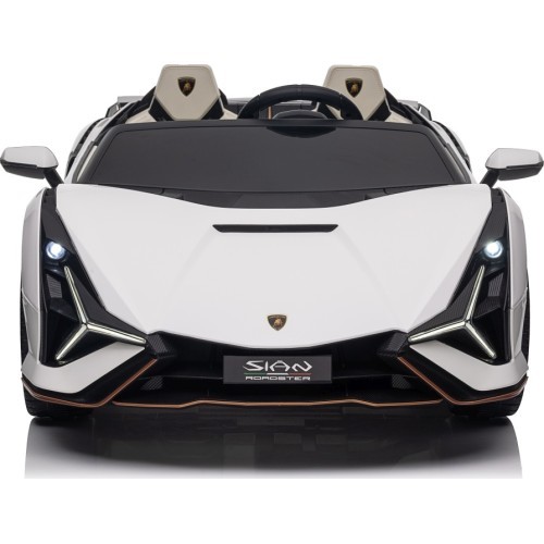 Elektromobilis Lamborghini SIAN, balts