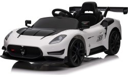 Elektromobilis Maserati MC20 GT2, balts