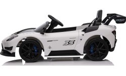 Elektromobilis Maserati MC20 GT2, balts