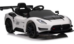 Elektromobilis Maserati MC20 GT2, balts