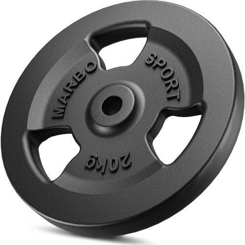Čuguna atsvaru komplekts Marbo, 60 kg / 2x20 kg + 2x10 kg