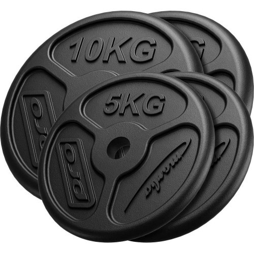 Комплект чугунных дисков (тонкие) Marbo 30 кг (2x10 кг + 2x5 кг)