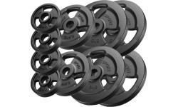Набор чугунных дисков Marbo, 29 кг / 4x5 кг + 2x2,5 кг + 4x1 кг