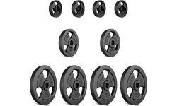 Čuguna svaru komplekts Marbo, 29 kg / 4x5 kg + 2x2,5 kg + 4x1 kg
