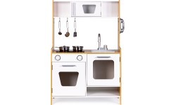 Деревянная детская кухня со звуковыми эффектами ECOTOYS