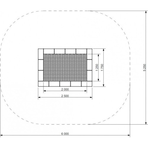 Trampoline Inter-Play Orta 175 x 250 WP