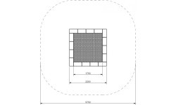 Trampoline Inter-Play Pako 225