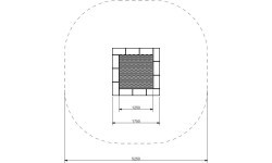 Trampoline Inter-Play Pako 175 WP