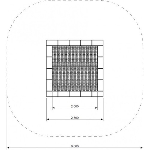 Trampoline Inter-Play Pako 250 WP