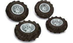 Pedāļu traktors RollyTrac ar piepūšamām riepām