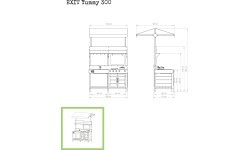 EXIT Yummy 300 koka āra virtuvīte – naturāla