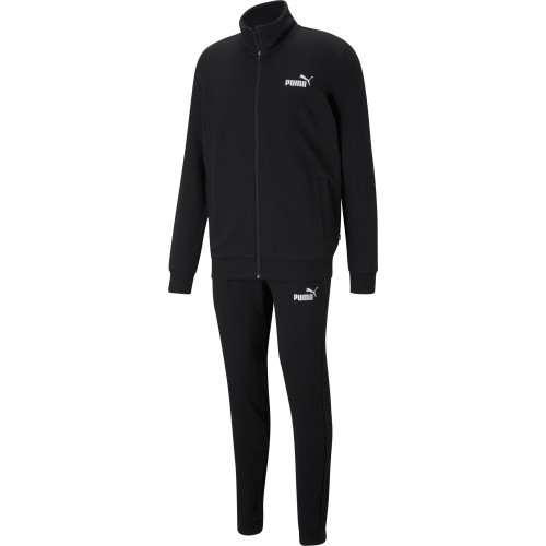 Мужской спортивный костюм Puma Clean Sweat Suit чёрный 585840 01