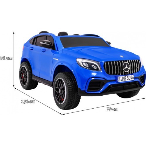 Электромобиль Mercedes GLC 63S, синий