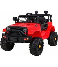 Jeep tumši nakts sarkans transportlīdzeklis