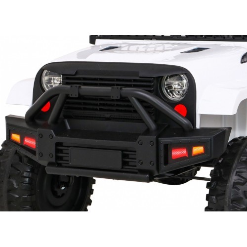 Elektromobilis Jeep Dark Night, balts