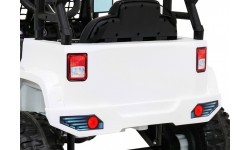 Elektromobilis Jeep Dark Night, balts