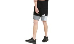 Puma vīriešu šorti Ess+ Block Black White Grey 847429 01