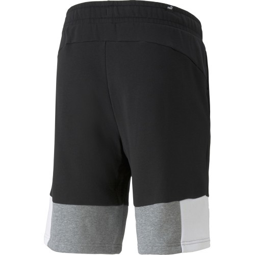 Puma vīriešu šorti Ess+ Block Black White Grey 847429 01