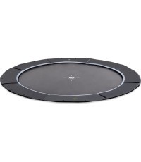 EXIT Dynamic iegremdējamais sporta batuts ø427 cm – melns