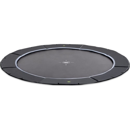 EXIT Dynamic iegremdējamais sporta batuts ø427 cm – melns