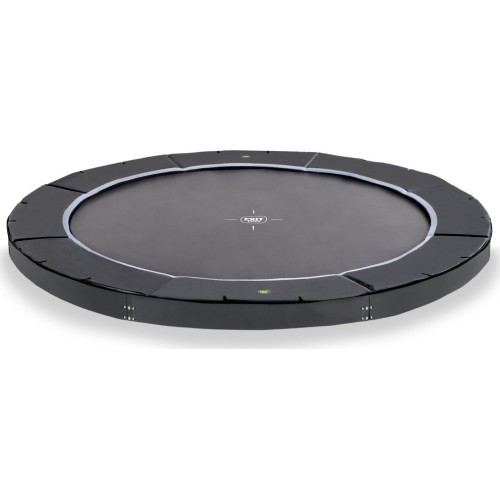 EXIT Dynamic iegremdējamais sporta batuts ø427 cm – melns
