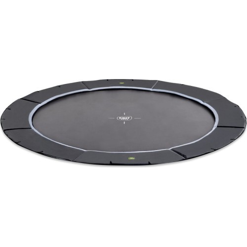 EXIT Dynamic iegremdējamais sporta batuts ø366cm – melns