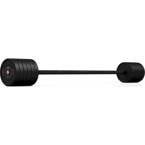 Gumēts taisns stieņa grifs 55 kg, matēti melns, Marbo Sport