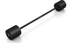 Gumēts taisns stienis 50 kg, matēti melns - Marbo Sport