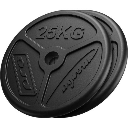 Čuguna disku komplekts Marbo MW-2x25KG-OLI, 50 kg / 2x25 kg