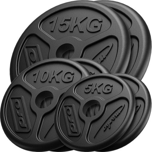 Комплект чугунных дисков Marbo MW-2x15KG_2x10KG_2x5KG-OLI, 60 кг