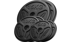 Čuguna svaru komplekts Marbo MW-2x15KG_2x10KG_2x5KG-OLI, 60 kg