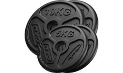 Čuguna svaru komplekts Marbo, 30 kg / 2x10 kg + 2x5 kg