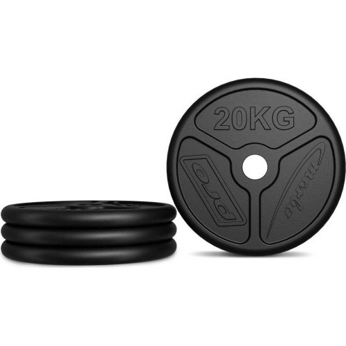 Комплект чугунных дисков Marbo MW-2x20KG_2x10KG-OLI, 60 кг (2x20 кг + 2x10 кг)