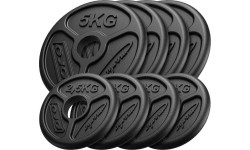 Čuguna svaru komplekts Marbo, 30 kg / 4x5 kg + 4x2,5 kg