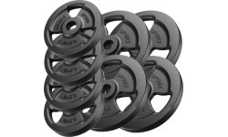 Набор чугунных дисков Marbo, 30 кг / 4x5 кг + 4x2,5 кг