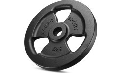 Čuguna atsvaru komplekts Marbo, 30 kg / 4x5 kg + 4x2,5 kg