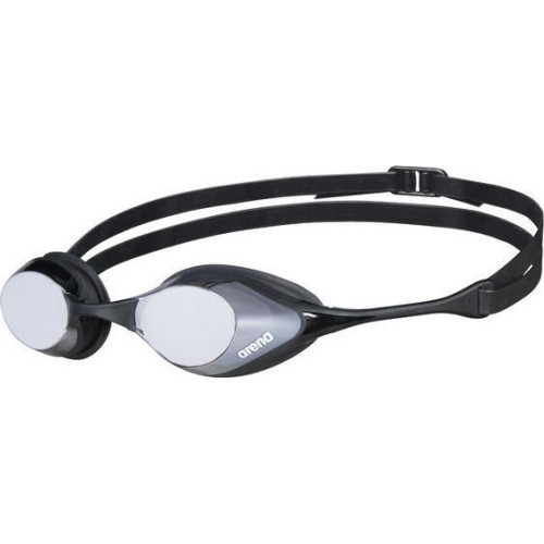 Peldēšanas brilles Arena Cobra Swipe Mirror, sudraboti-melnas